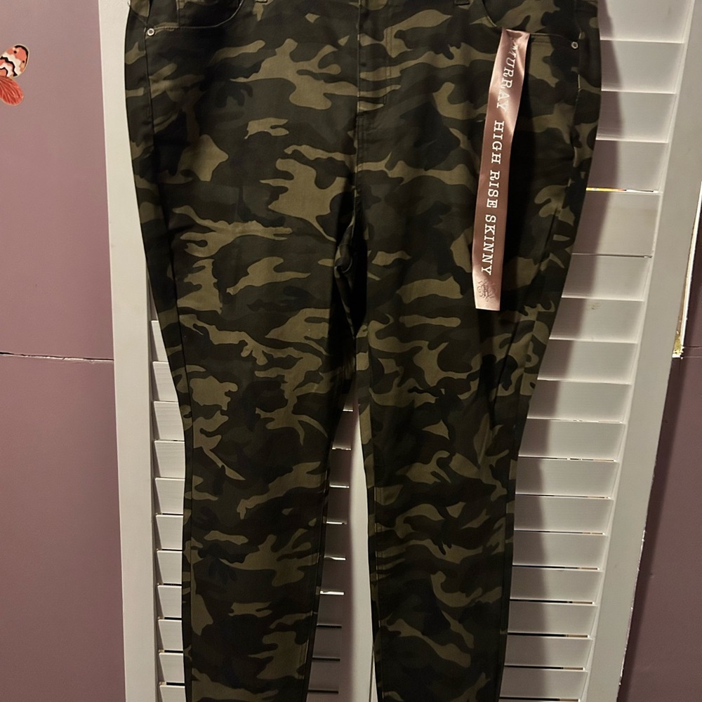 Camouflage stretch jeans new